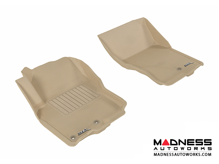 Nissan Frontier Crew/ King Cab Floor Mats (Set of 2) Front Tan by